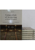 Compendium of Accounting in Polish and English 6 tomów