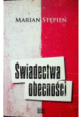 Świadectwa obecności