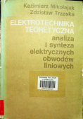 Elektrotechnika teoretyczna analiza i synteza elektrycznych obwodów liniowych