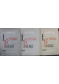 Słownik łacińsko polski 3 tomy