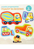 Puzzle progresywne Pojazdy na budowie