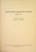 Współczesna Biblistyka Polska 1945-1970