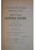 Krytyka czystego rozumu 1904 r.