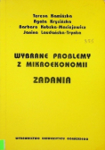 Wybrane problemy z mikroekonomiki Zadania