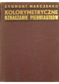 Kolorymetryczne oznaczanie pierwiastków