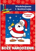 Boże Narodzenie Naklejam i koloruję