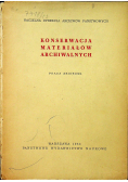 Konserwacja materiałów archiwalnych