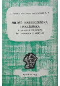 Miłość narzeczeńska i małżeńska w świetle filozofii Św Tomasza z Akwinu