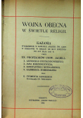 Wojna obecna w świetle religii 1915 r
