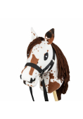 Hobby Horse Skippi. Koń na kiju gniado-srokaty