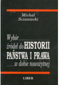 Wybór źródeł do Historii państwa i prawa