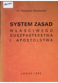 System Zasad Właściwego Duszpasterstwa i apostolstwa