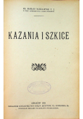 Kazania i szkice 1921 r.