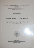 Sejmy 1736
