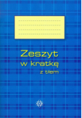 Zeszyt w kratkę z tłem