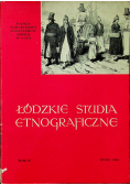 Łódzkie studia etnograficzne Tom II