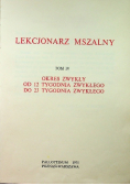 Lekcjonarz Mszalny Tom 5 Okres zwykły od 12 do 23 tygodnia zwykłego