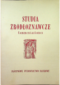 Studia źródłoznawcze Commentationes tom II