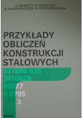 Przykłady obliczeń konstrukcji stalowych