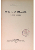 Monoteizm izraelski i jego geneza 1924 r.