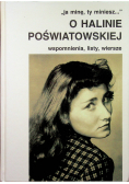 O Halinie Poświatowskiej Wspomnienia listy wiersze