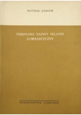 Terenowe nazwy własne Lubelszczyzny
