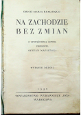 Na zachodzie bez zmian 1930 r.