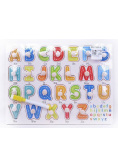 Puzzle drewniane literki