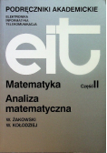 Matematyka Analiza matematyczna Część II