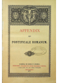 Appendix ad Pontificale Romanum 1888 r.