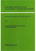 Kultureller Wandel und die Germanistik in der Bundesrepublik