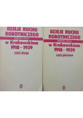Dzieje ruchu robotniczego.Zestaw 2 książek