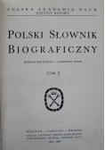 Polski Słownik Biograficzny tom X
