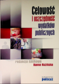 Celowość i oszczędność wydatków publicznych