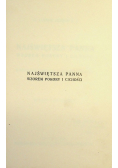 Najświętsza Panna wzorem pokory i cichości 1934 r.