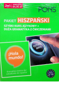 Pakiet Hiszpański 2w1 Szybki kurs językowy plus duża gramatyka z ćwiczeniami