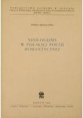 Neologizmy w polskiej poezji romantycznej