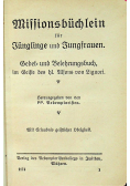 Missionsbuchlein fur Junglinge und Jungfrauen 1924 r.