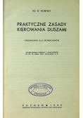 Praktyczne zasady kierowania duszami 1935 r