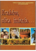 Kraków ulica imienia