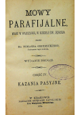 Mowy parafijalne część IV 1884 r.