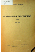 Antologia literatury patrystycznej Tom I Zeszyt drugi