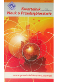 Kwartalnik nauk o przedsiębiorstwie Nr 2 / 08