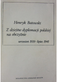 Z dziejów dyplomacji polskiej na obczyźnie