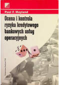 Ocena i kontrola ryzyka kredytowego bankowych usług operacyjnych