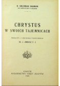 Chrystus w swoich tajemnicach 1923 r.