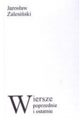 Wiersze poprzednie i ostatnie