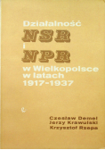 Działalność NSR i NPR w Wielkopolsce