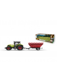 Traktor z przyczepą dzwiękiem i światłem
