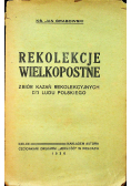Rekolekcje Wielkopostne 1936 r